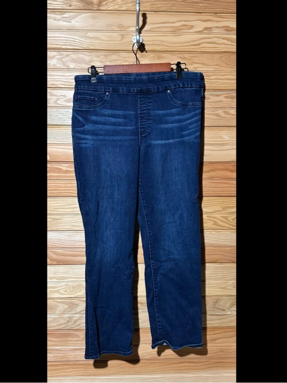 Chico's Deep Indigo Straight-Leg Stretch Jeans